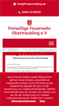 Mobile Screenshot of ff-obertraubling.de