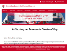 Tablet Screenshot of ff-obertraubling.de